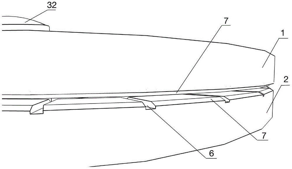 Primary-secondary type surgical anastomosis magnetic ring