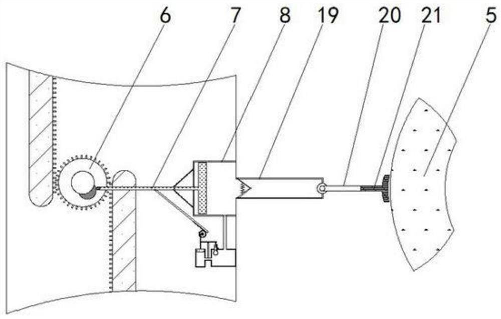 A gastroscope tube fixing device for gastroenterology