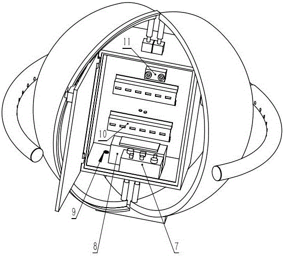 Intelligent safety power distribution cabinet