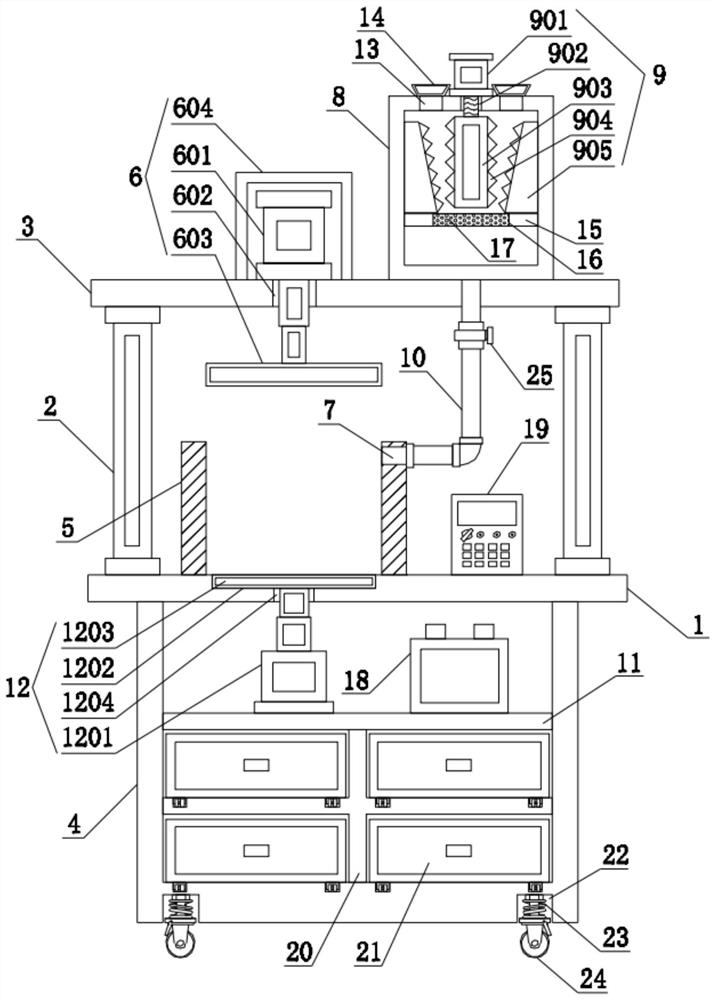 Sample pressing equipment for foundation reinforcement