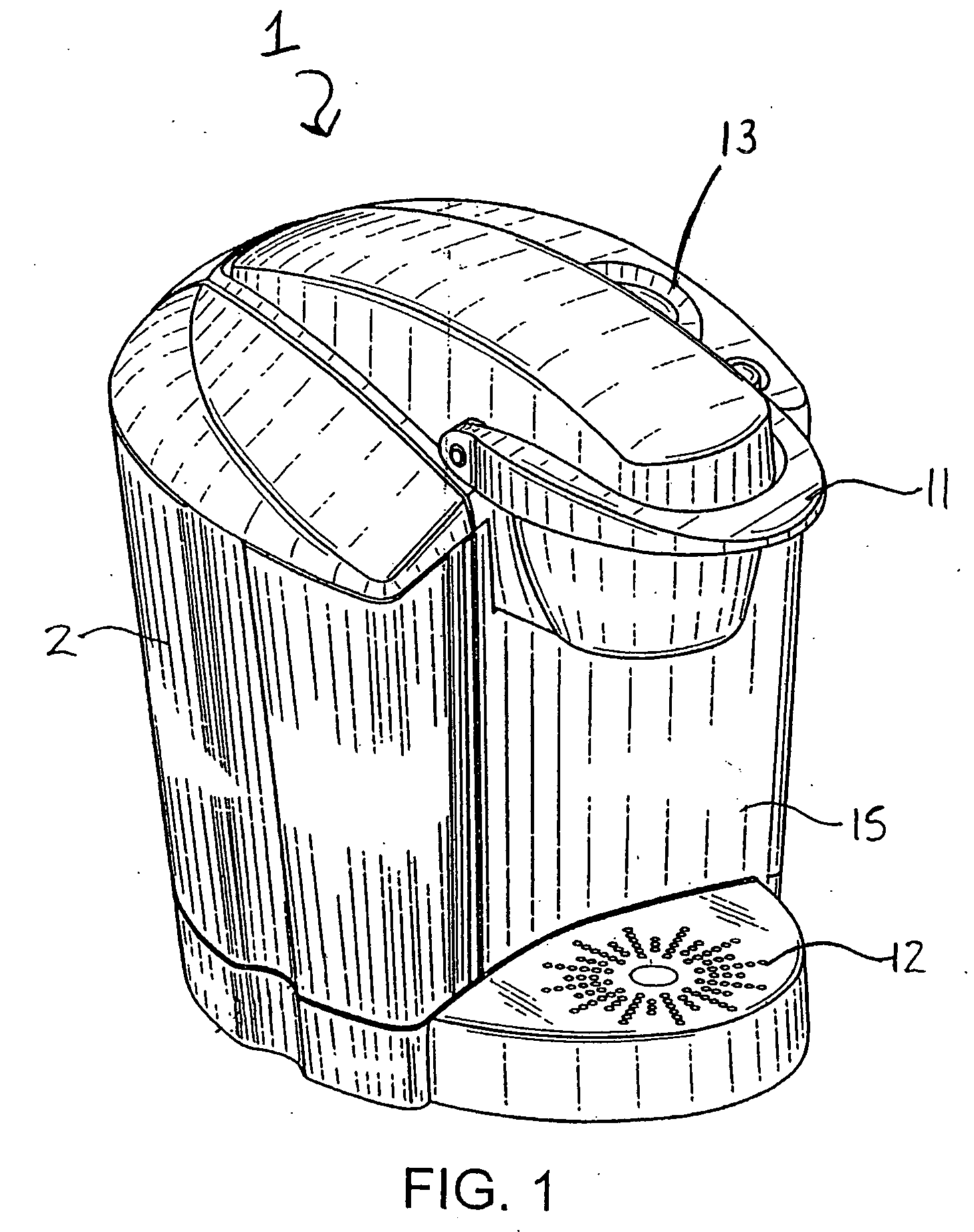 Drain for beverage forming machine