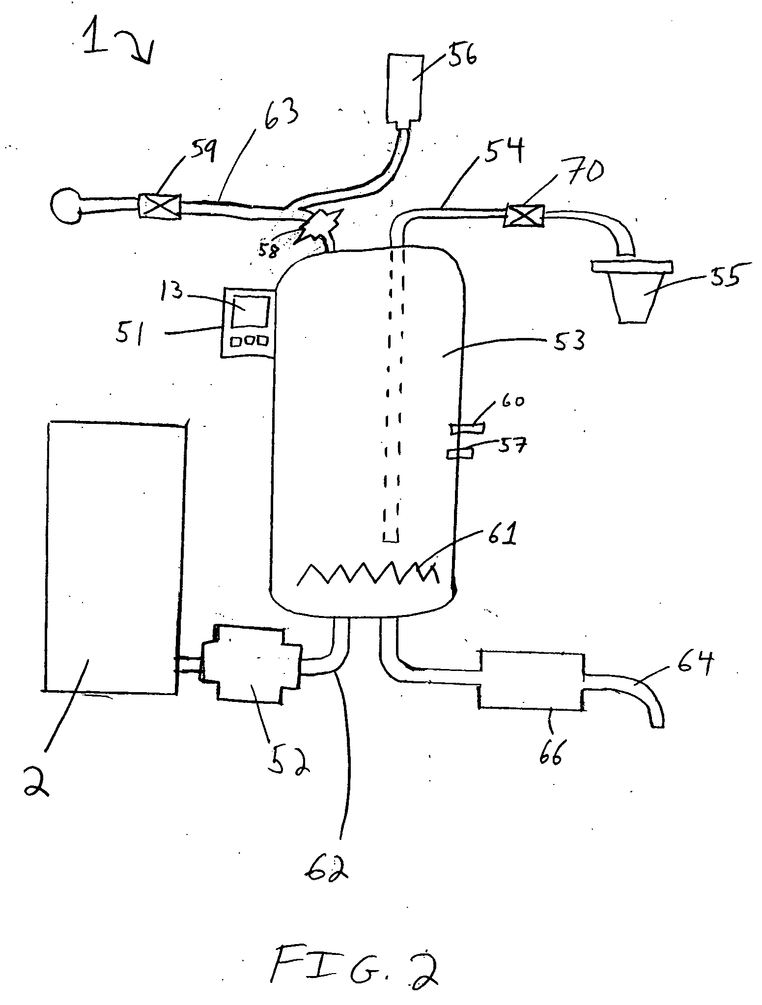 Drain for beverage forming machine