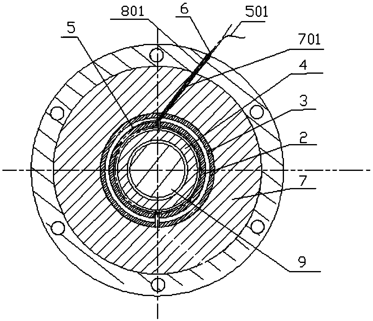 A hydraulic cylinder piston rod seal wear compensation monitoring device