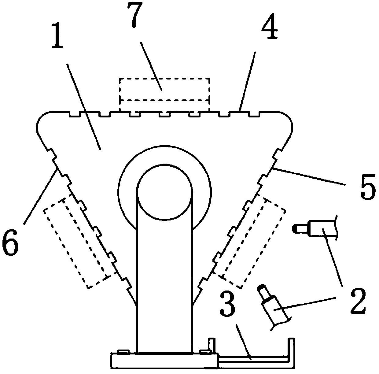 Lateral clamping turnover machining mechanism for steering knuckles