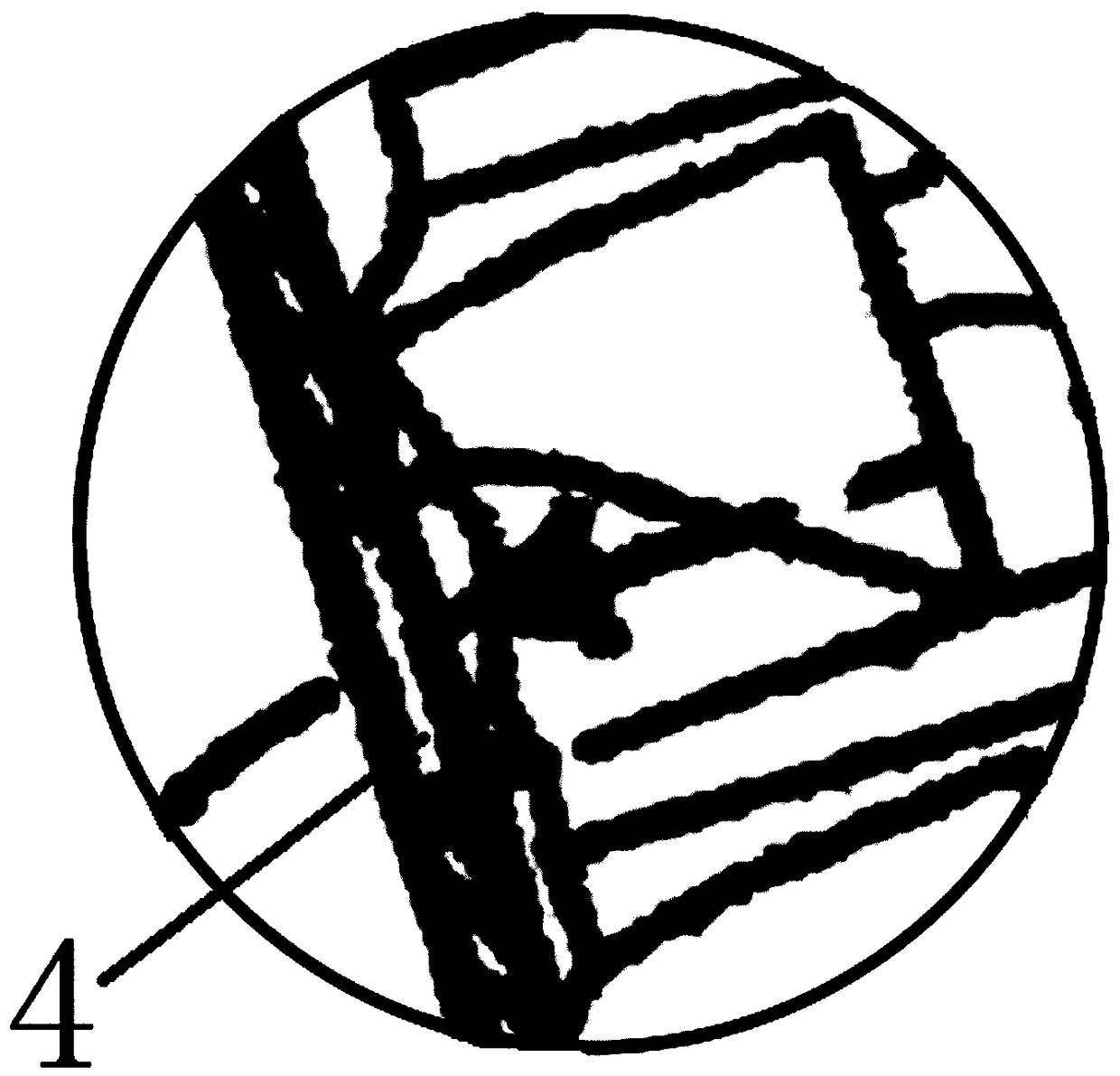 Windward side self-adjusting high-altitude wind power generation device