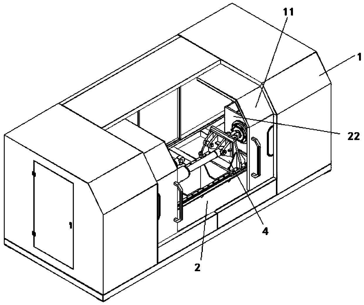 A test bench for oil cylinder seals