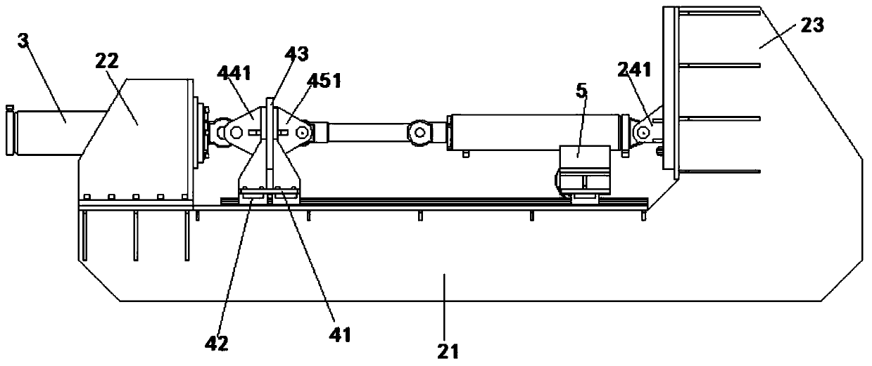 A test bench for oil cylinder seals