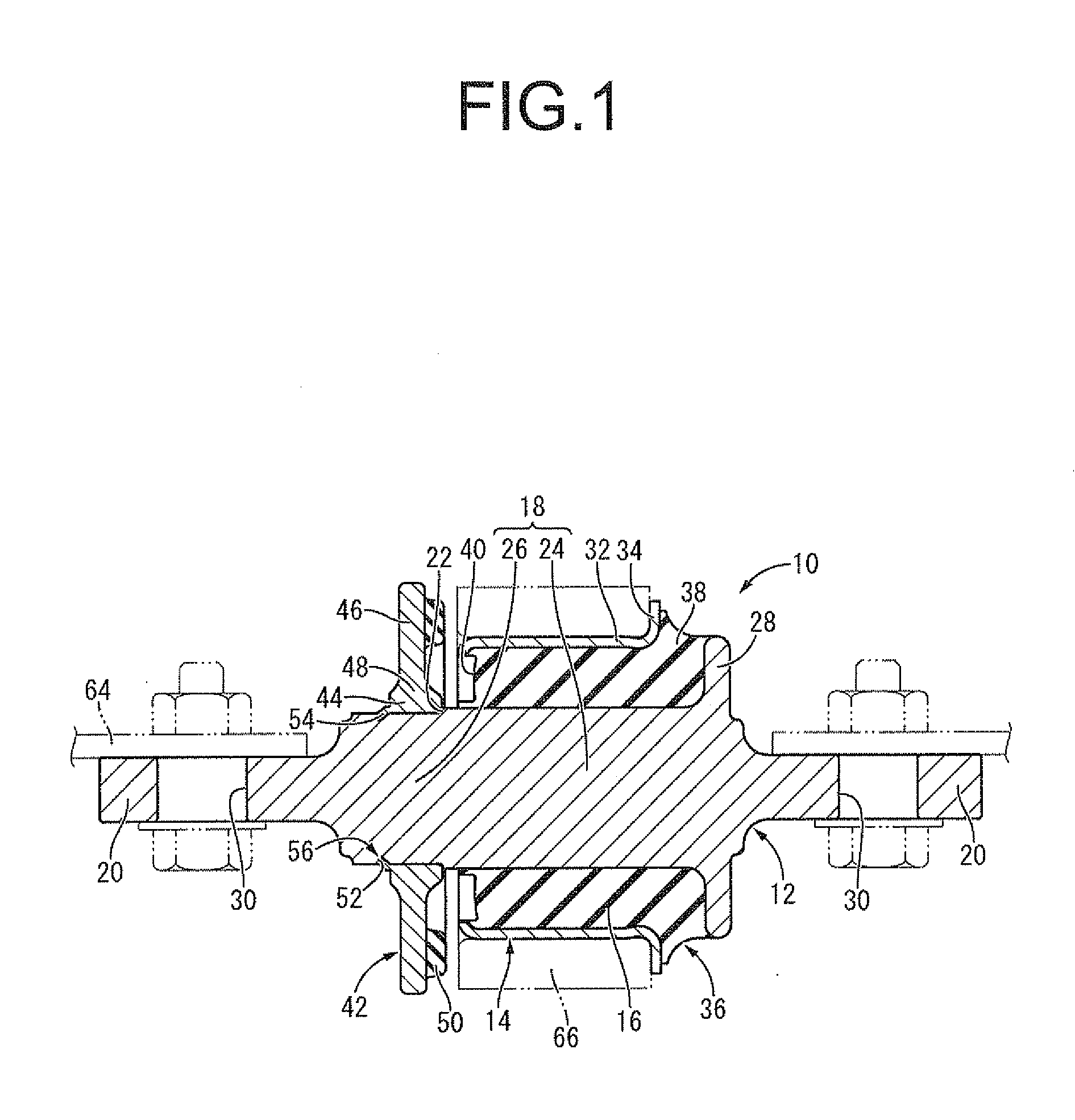 Vibration damping bushing and manufacturing method thereof