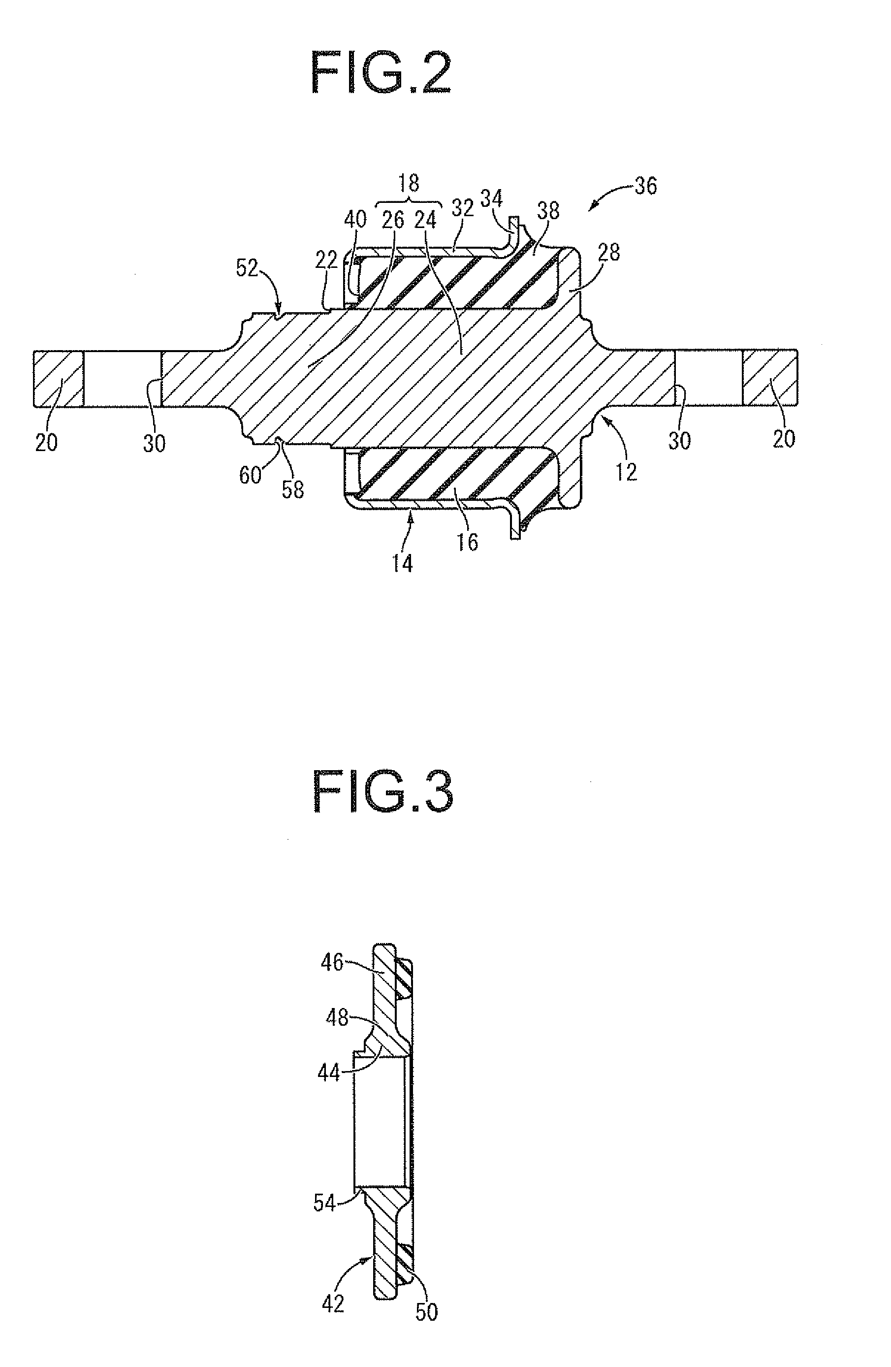 Vibration damping bushing and manufacturing method thereof