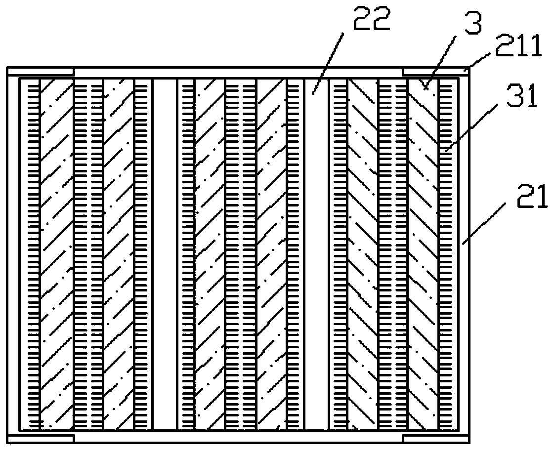 CVD device tail gas treatment device