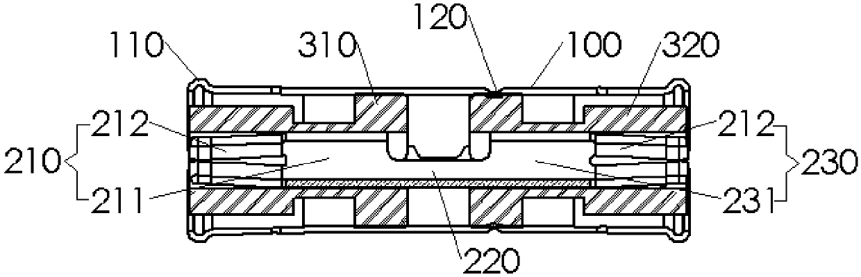 Hybrid RF connector