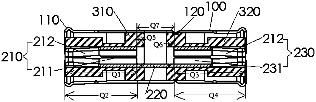 Hybrid RF connector