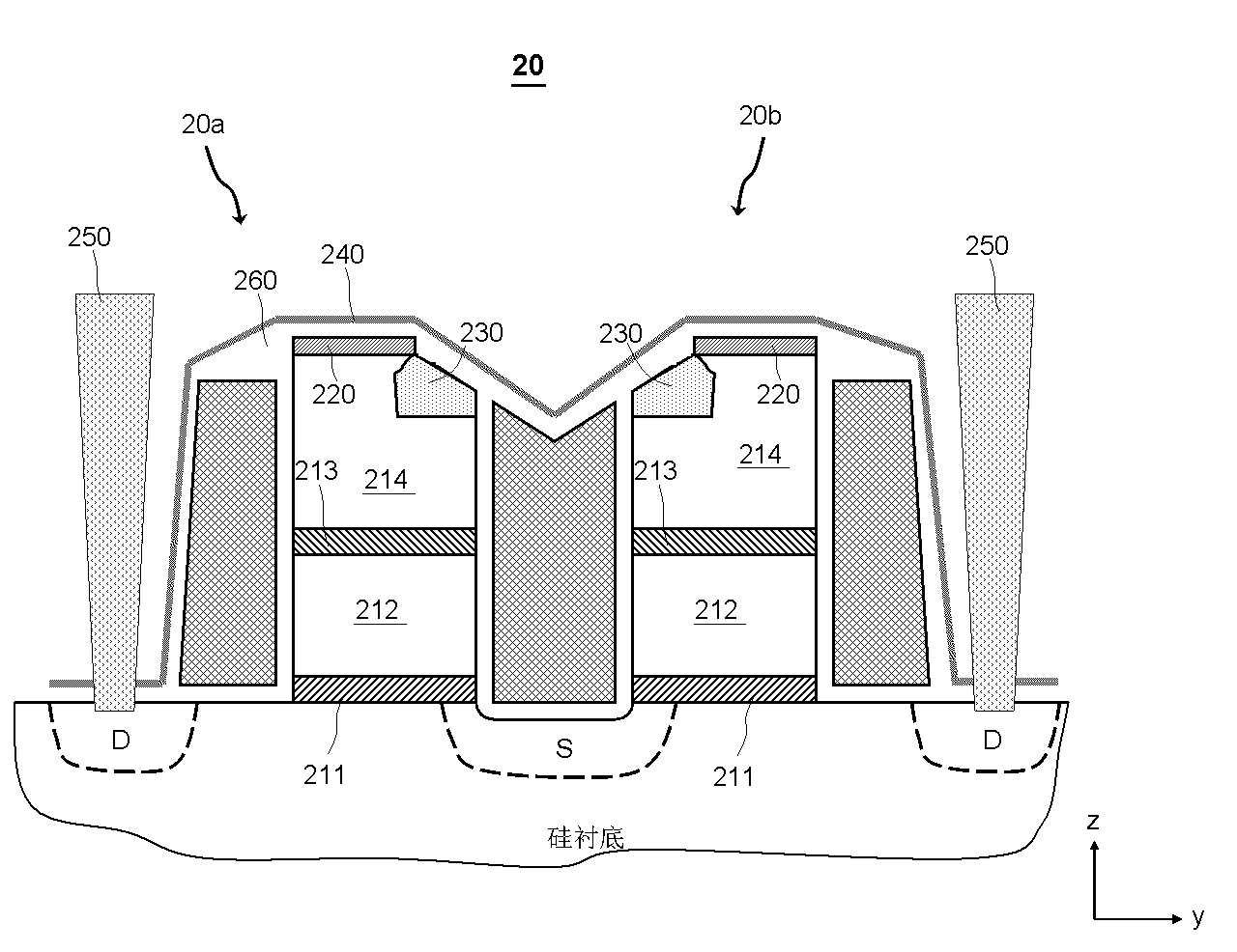 NOR structure flash memory and manufacturing method thereof