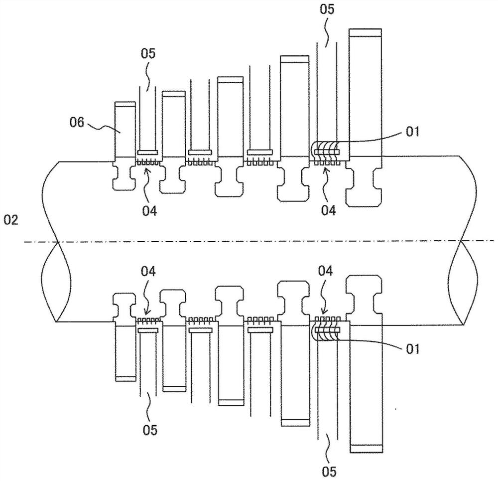 Steam turbine rotor and steam turbine