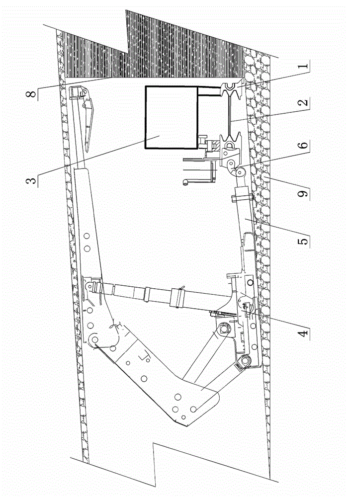 Leveling device for scraper conveyor