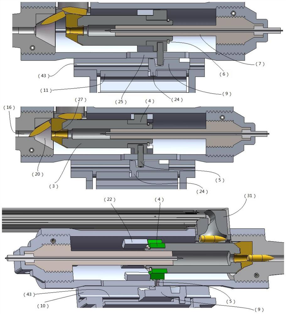 A Realization Method of Caseless Automatic Weapon Using Liquid Propellant