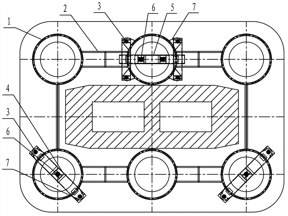 Installation method of prefabricated platform