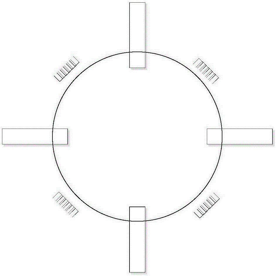 Method for measuring gas-liquid two-phase flow phase interface position based on velocity matching spectrum