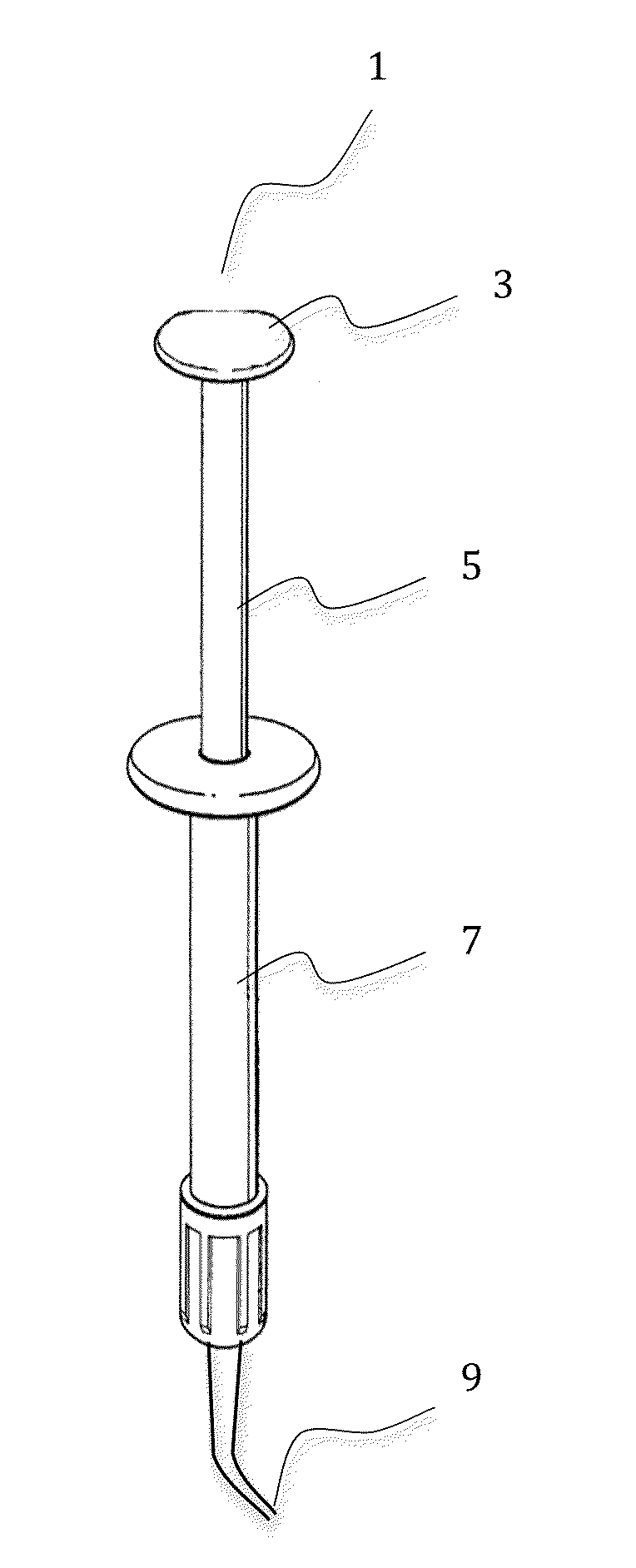 Delivery syringe for flowable dental compound