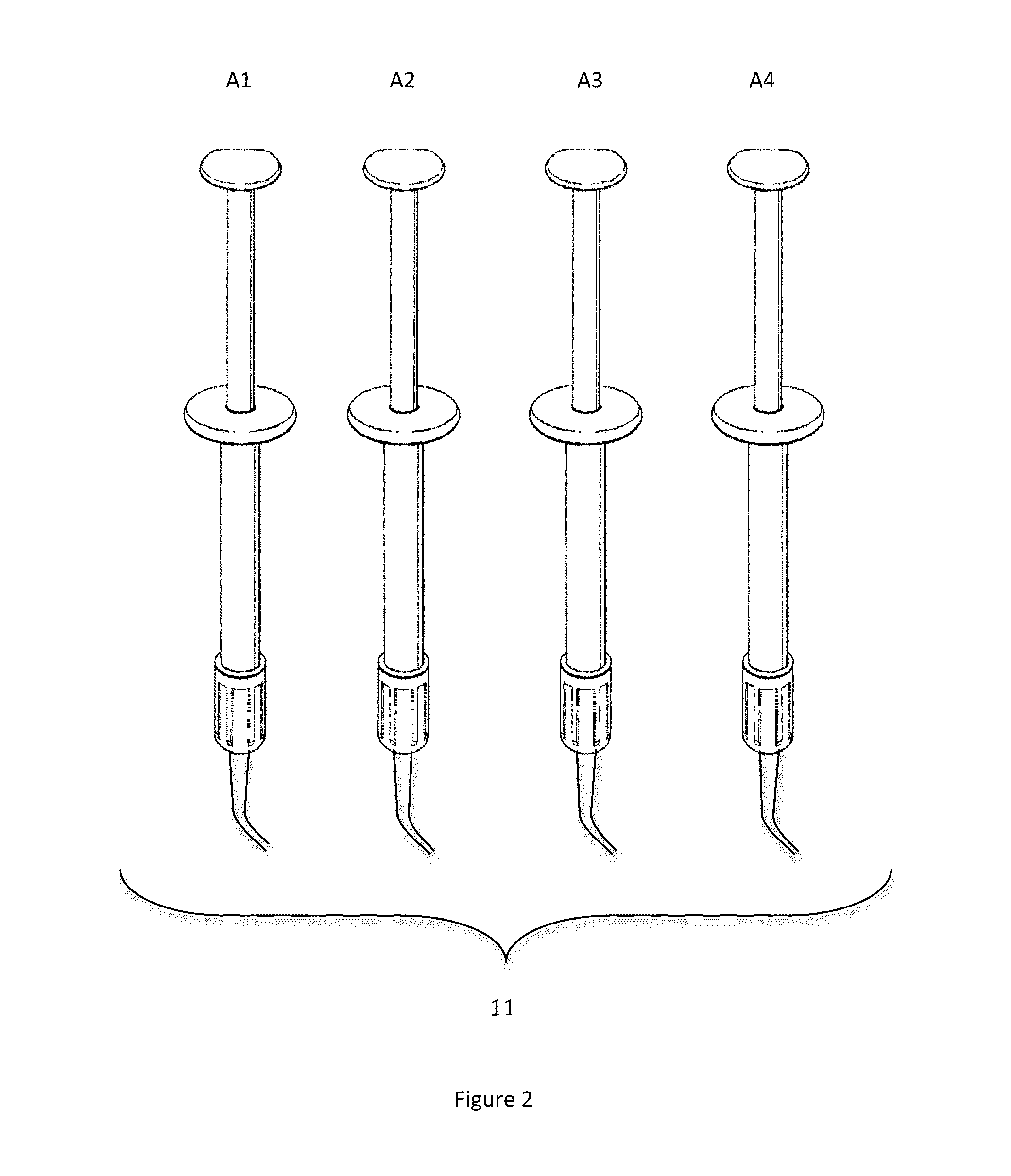 Delivery syringe for flowable dental compound