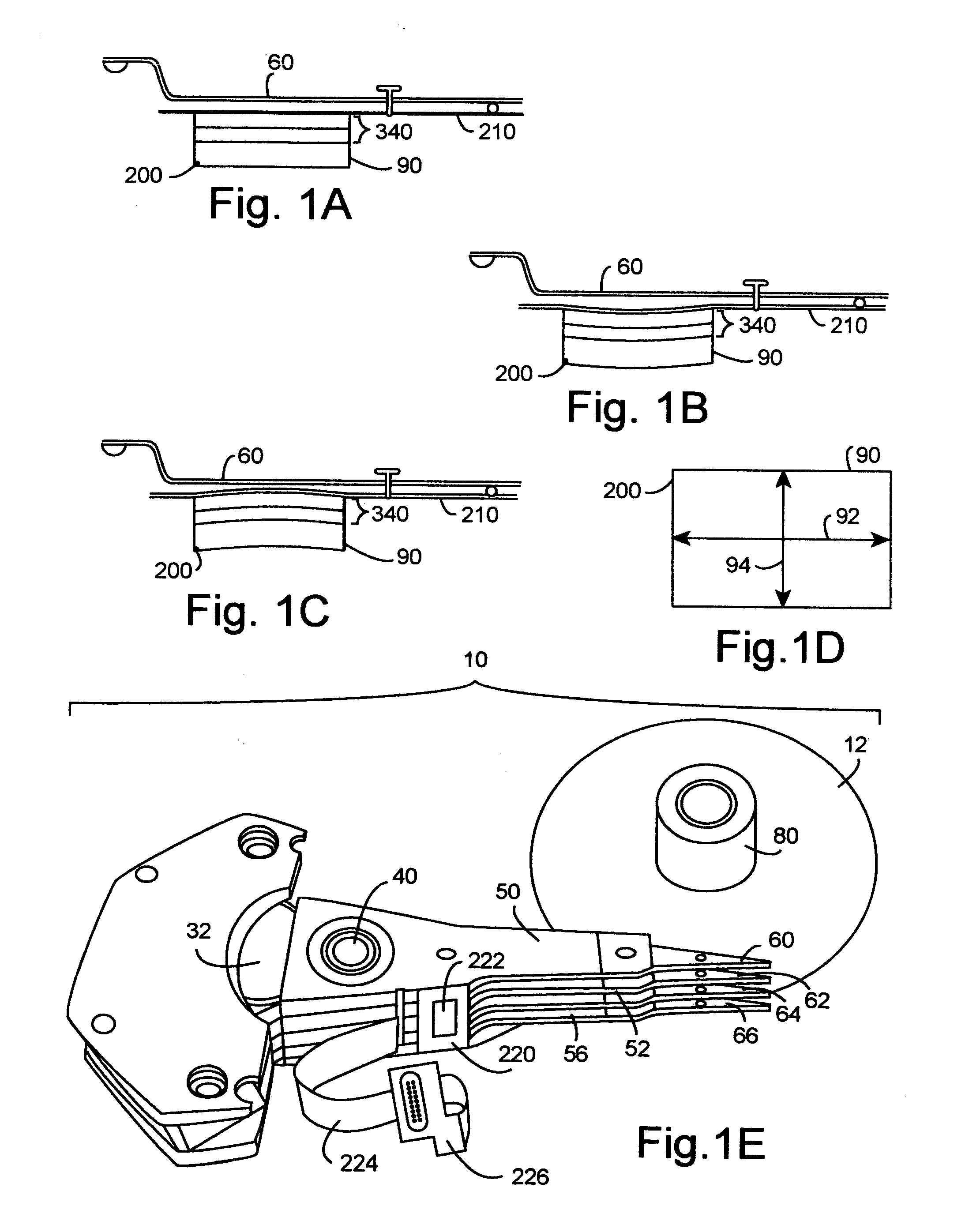 Head gimbal assemblies for very low flying height heads with optional micro-actuators in a hard disk drive