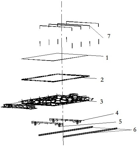 Assembly type combined mold platform