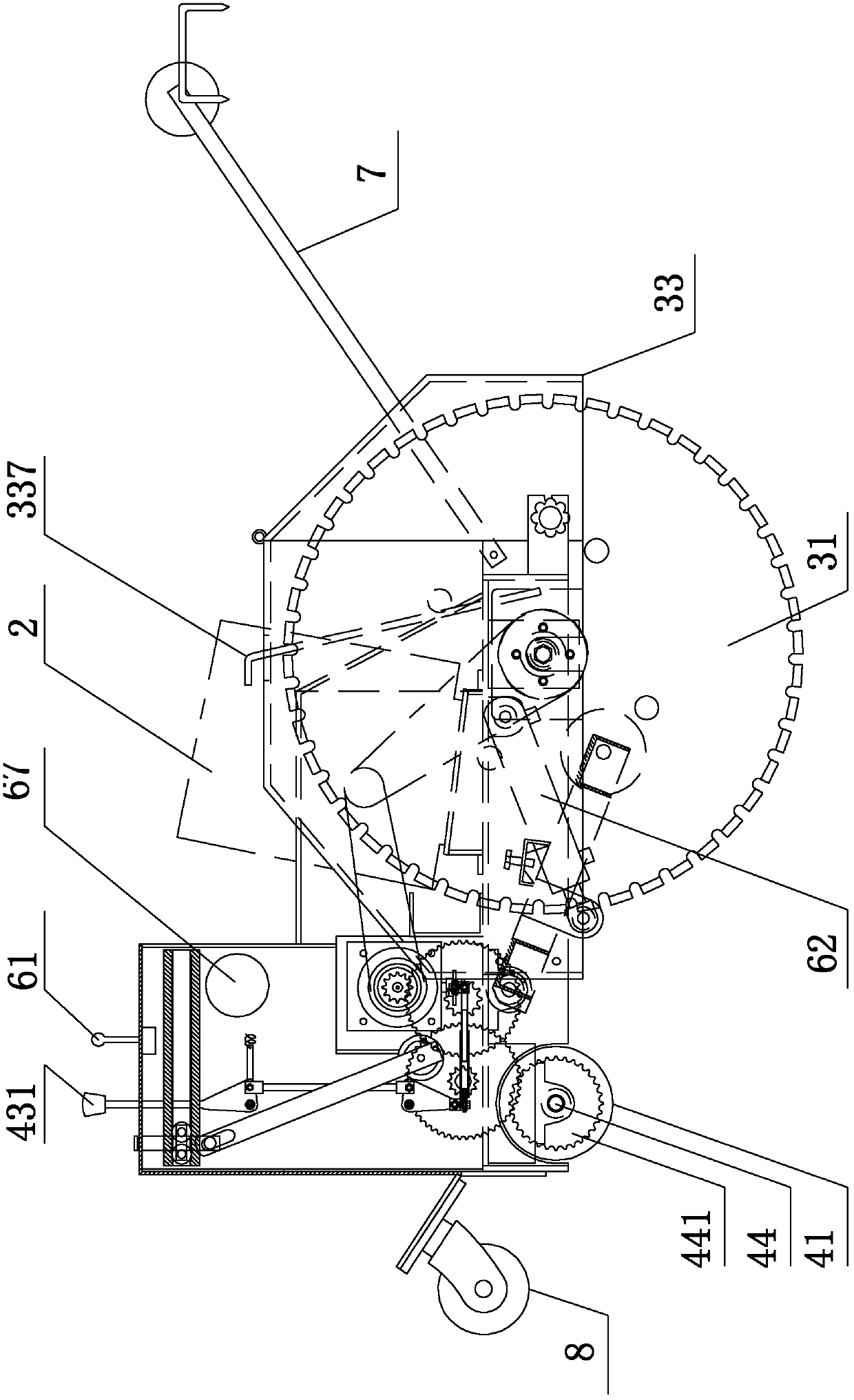 Hydraulic control self-propelled road surface cutter