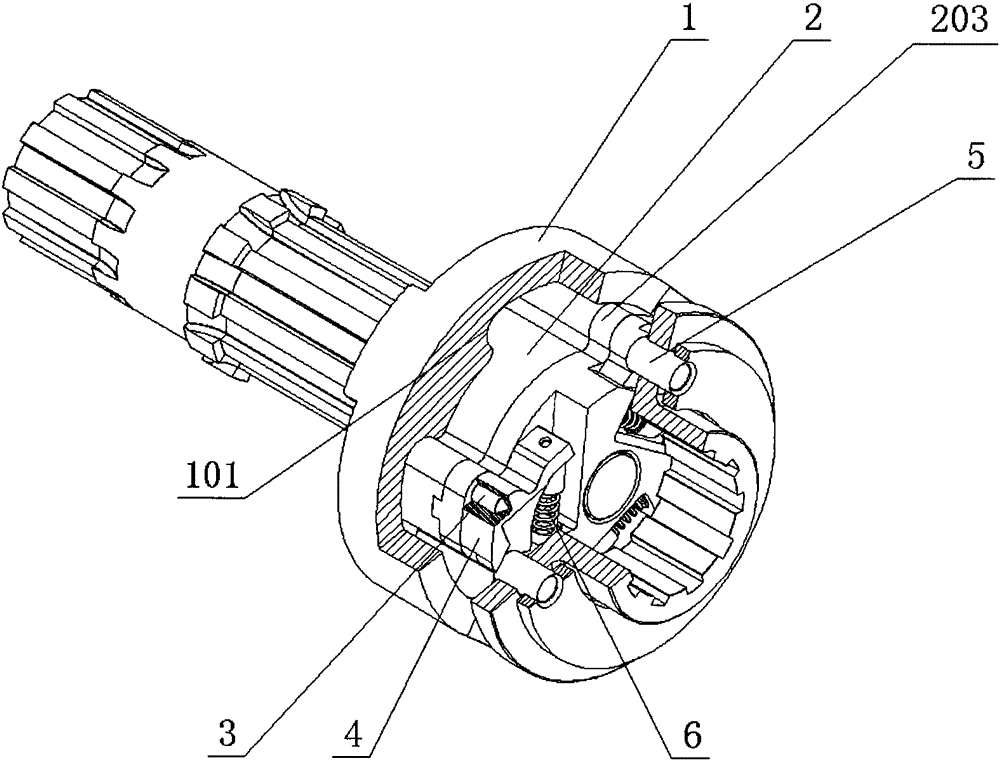 Combined wedge block mechanism, lever-type anti-exceeding lock catch and automobile anti-reversed sliding device