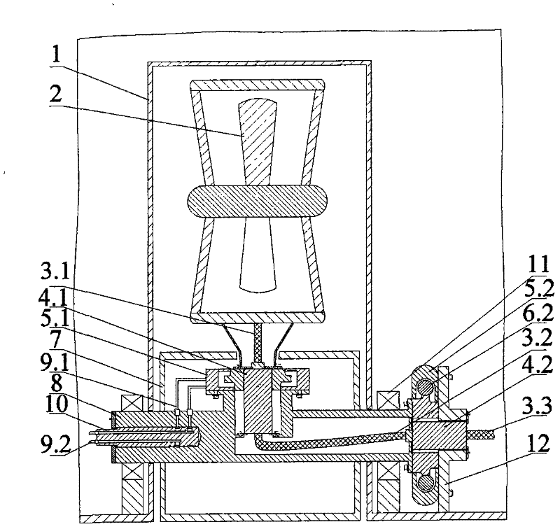 Auxiliary propulsion system of underwater vehicle