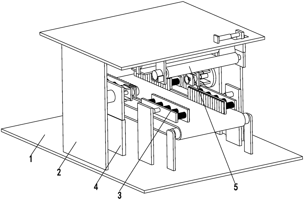 Printed matter surface automatic laminating robot