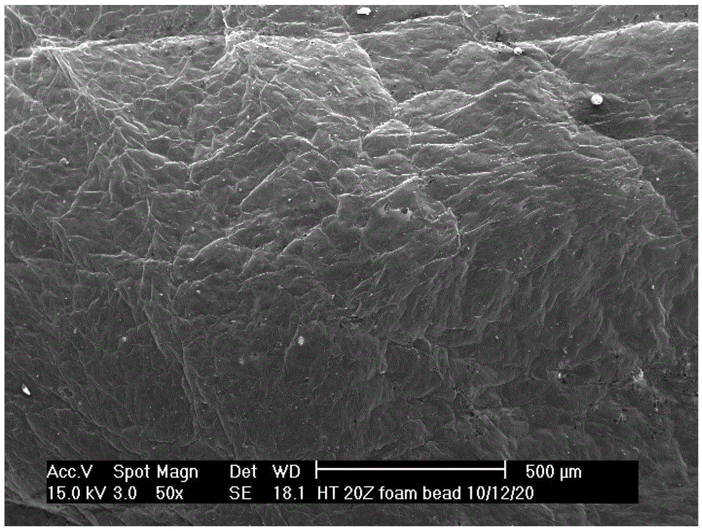 Propylene ethylene high melt strength polypropylene foam board or sheet and preparation method thereof