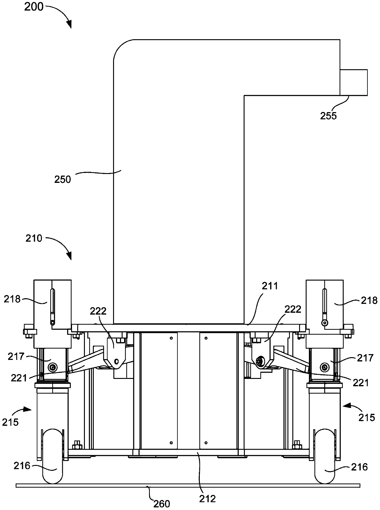 Electronic docking system and method for robotic positioning system