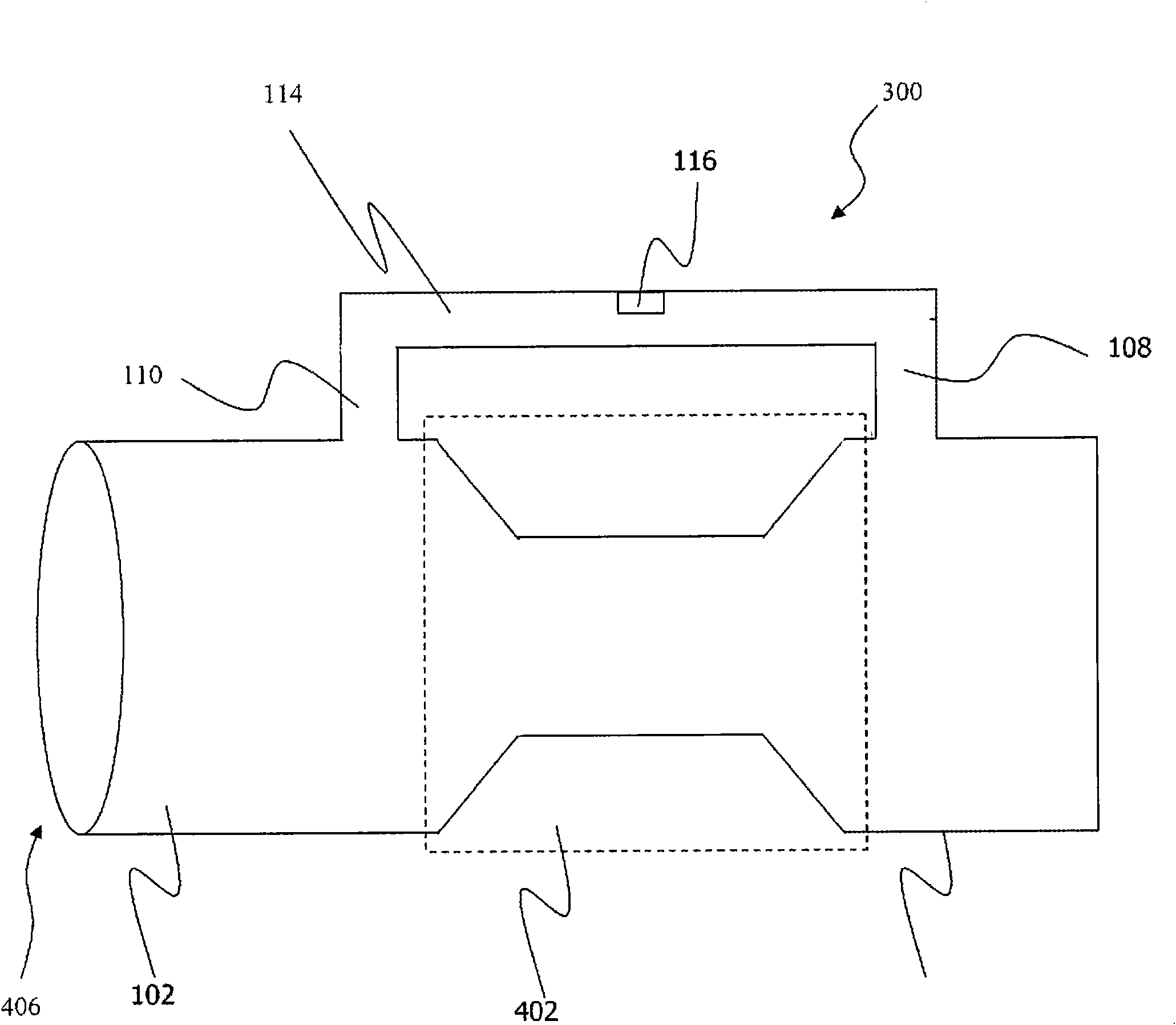 Venturi flow sensor