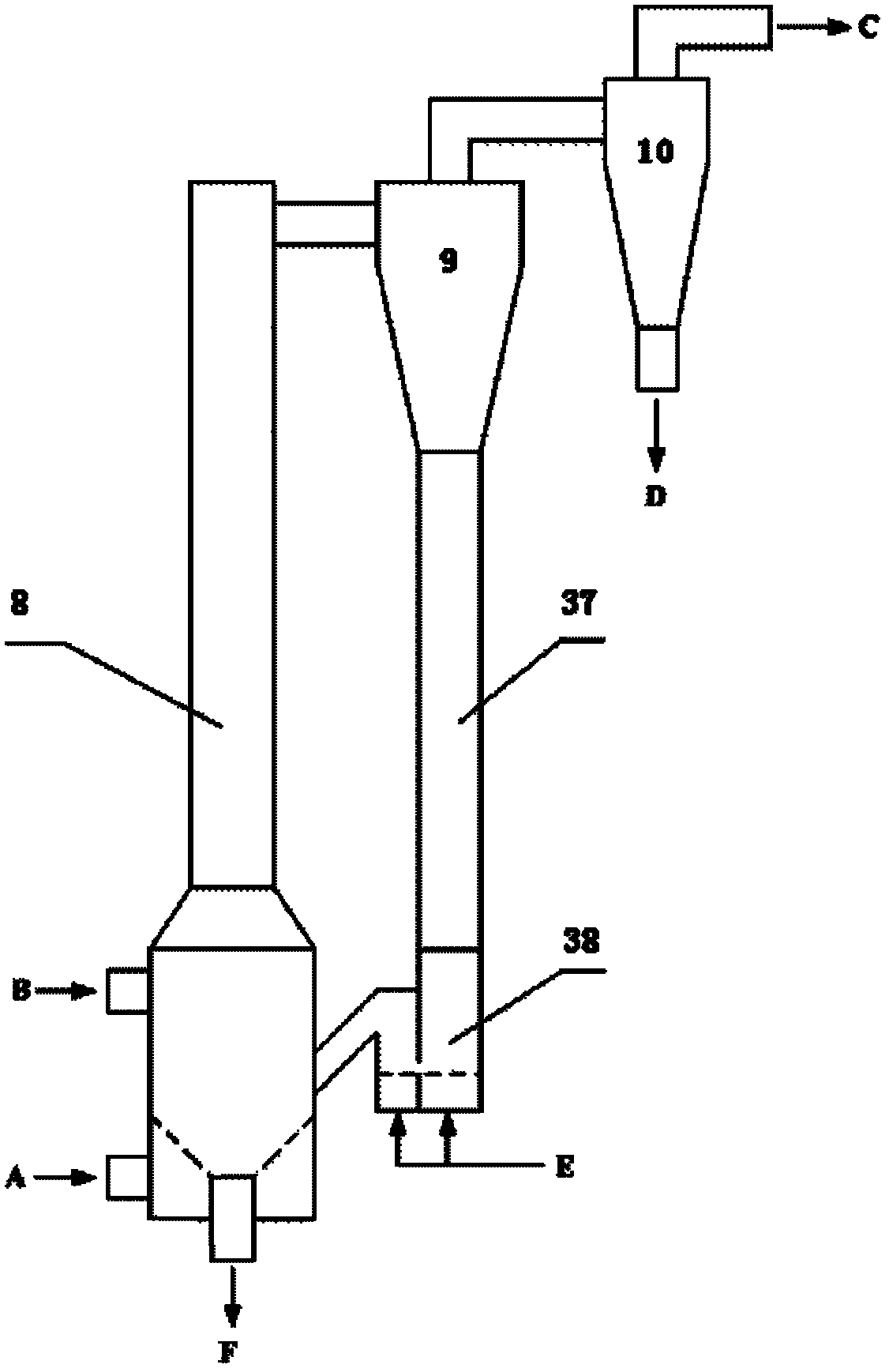 Fluidized bed low-temperature destructive distillation system and low-temperature destructive distillation method of low-rank coal