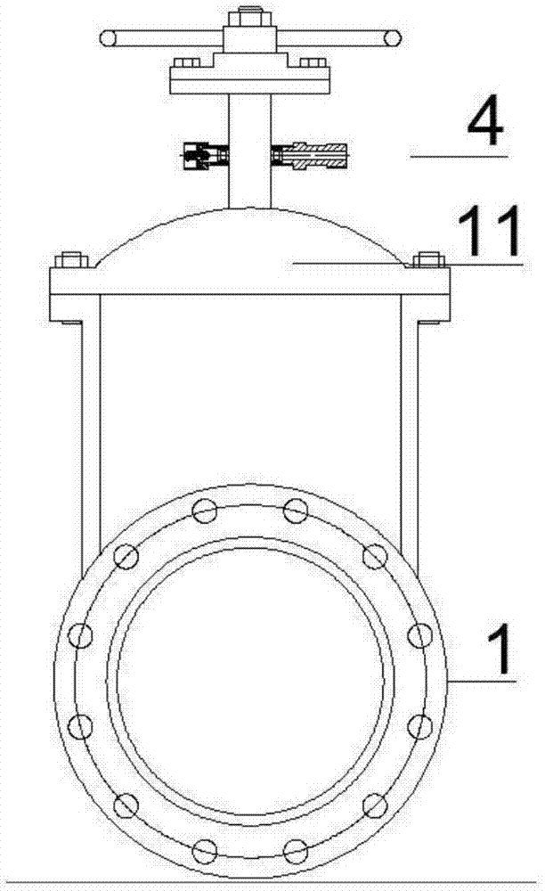 Valve base springback type brake valve