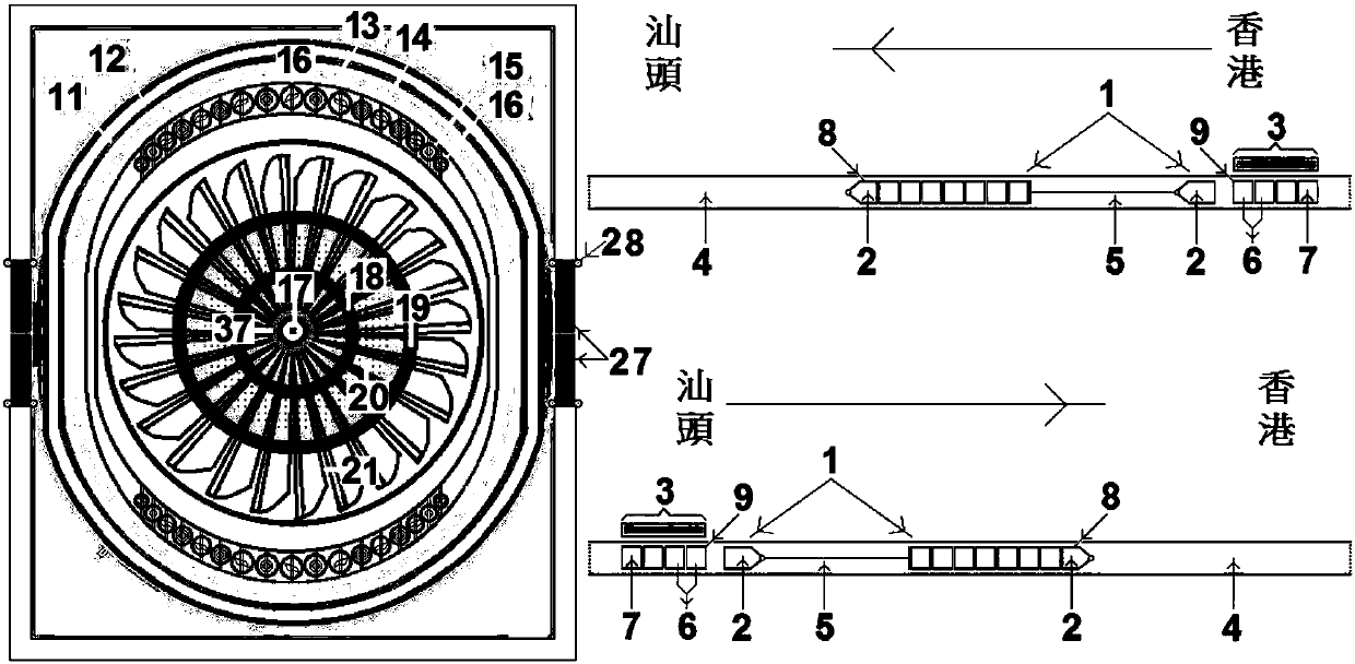 Safety tunnel high-speed wingless aircraft