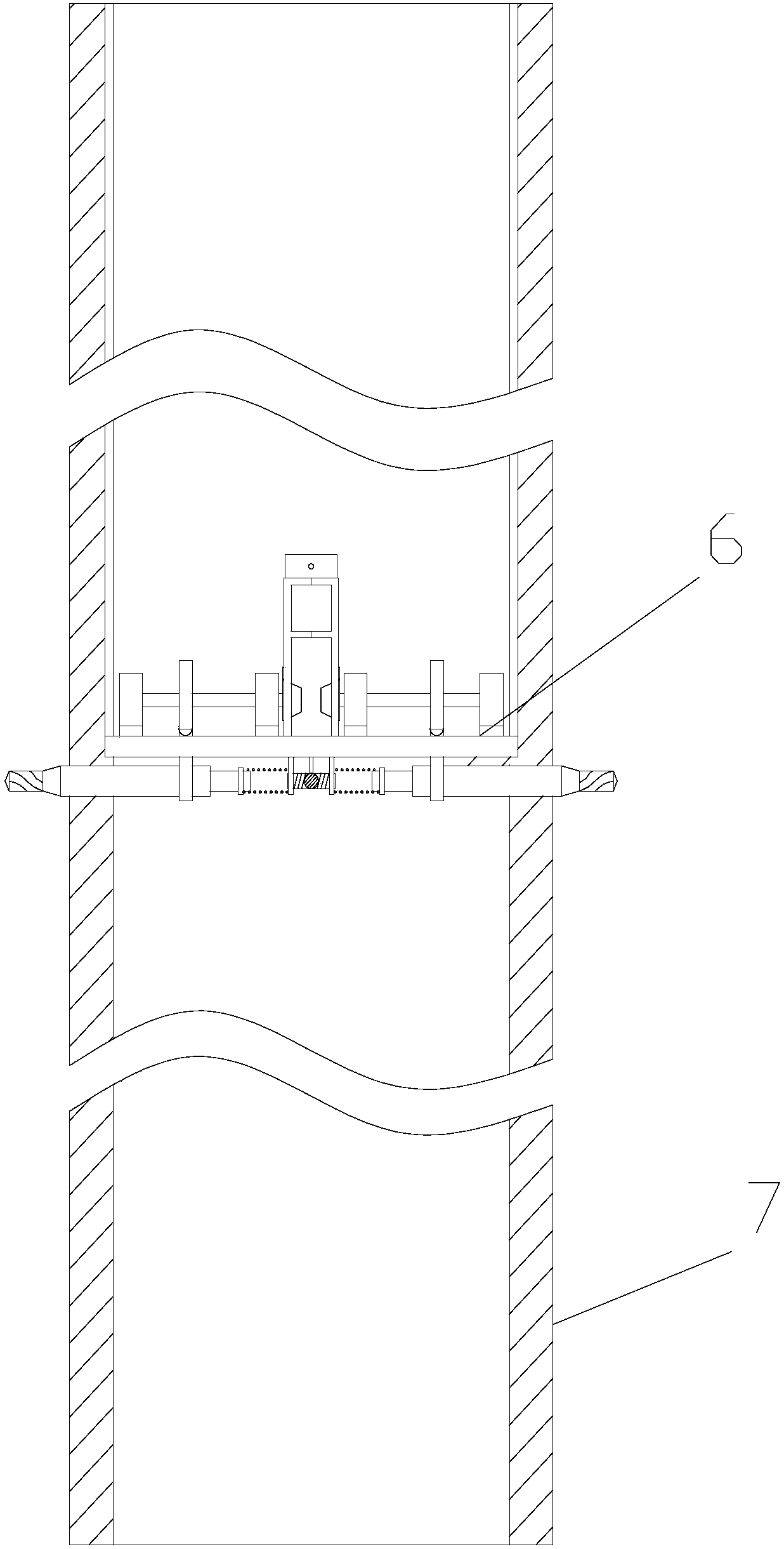 Concrete composite pile foundation