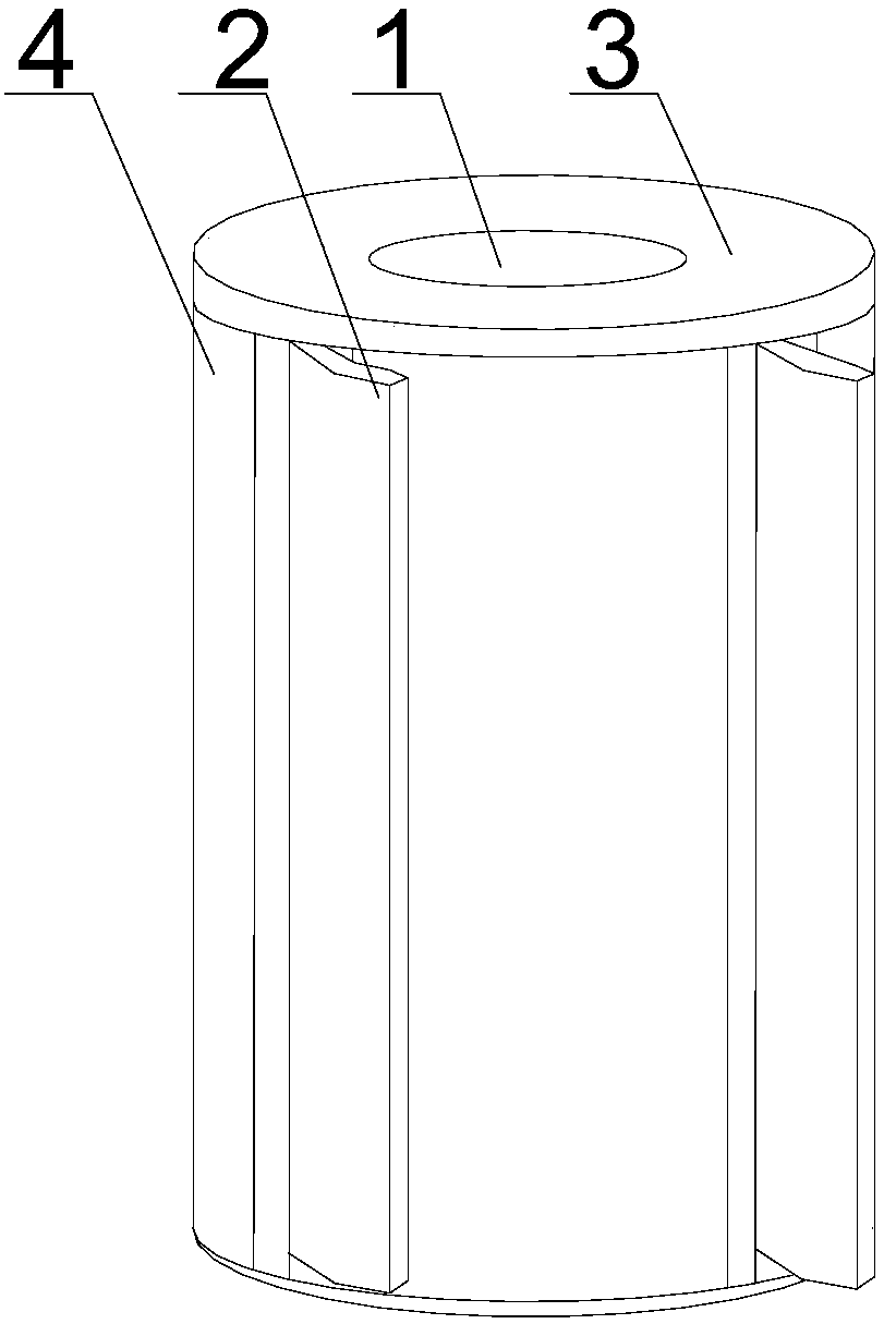 Application method of tool applied to inner wall cleaning of tube fittings