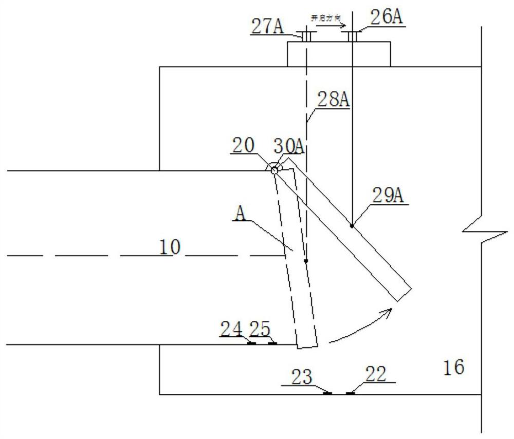 Flap valve head loss experiment testing system and using method thereof