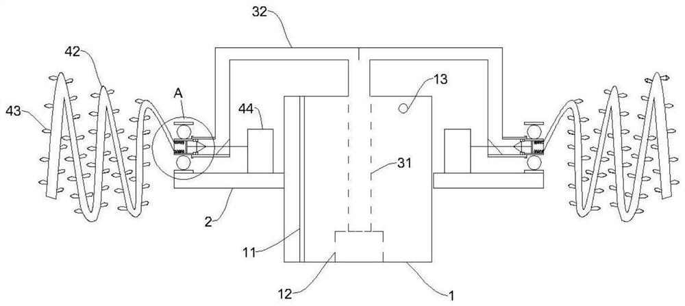 Intelligent watering, dedusting and spraying system of stacker-reclaimer