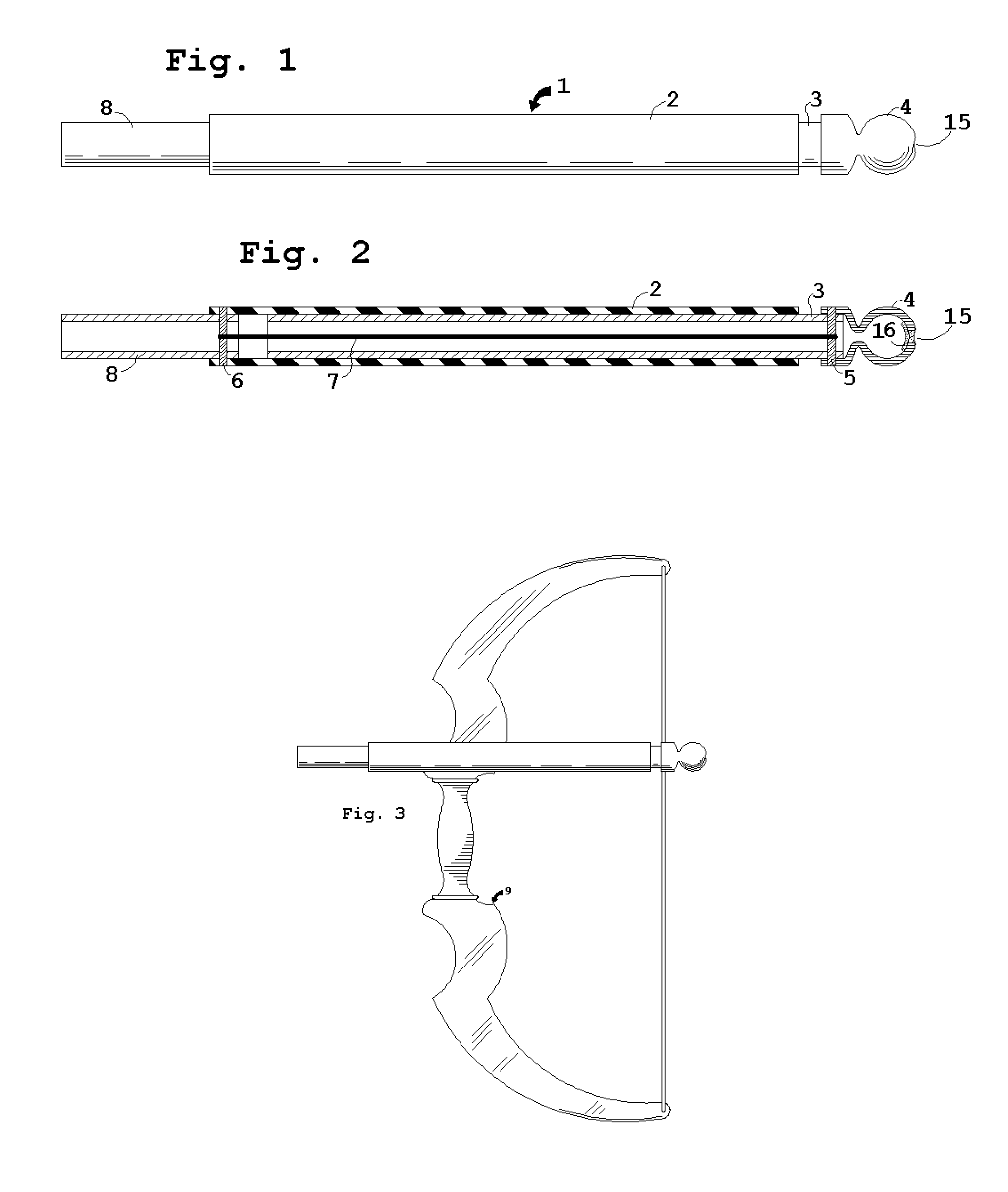 Air pressure projectile launcher