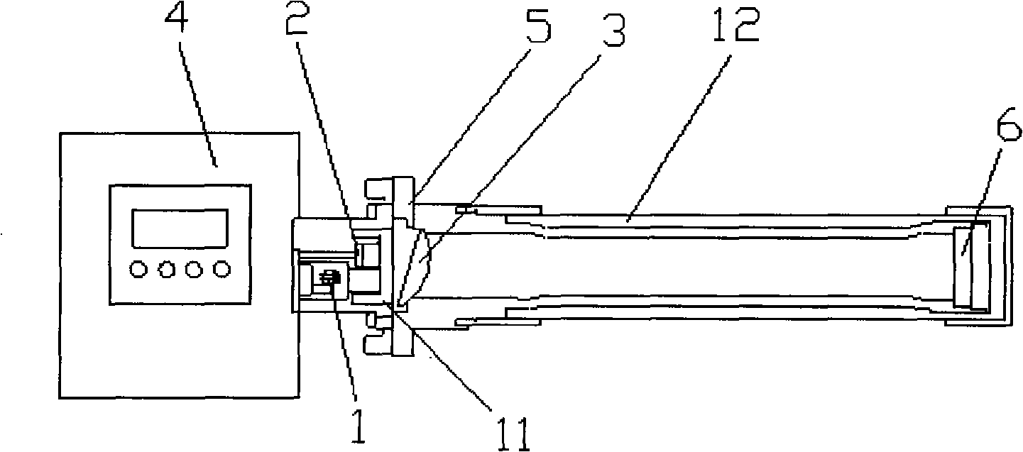 Gas measuring method and its device