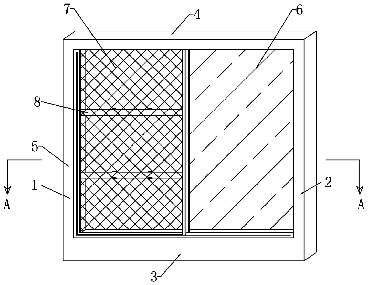 Haze filter window capable of purifying indoor air