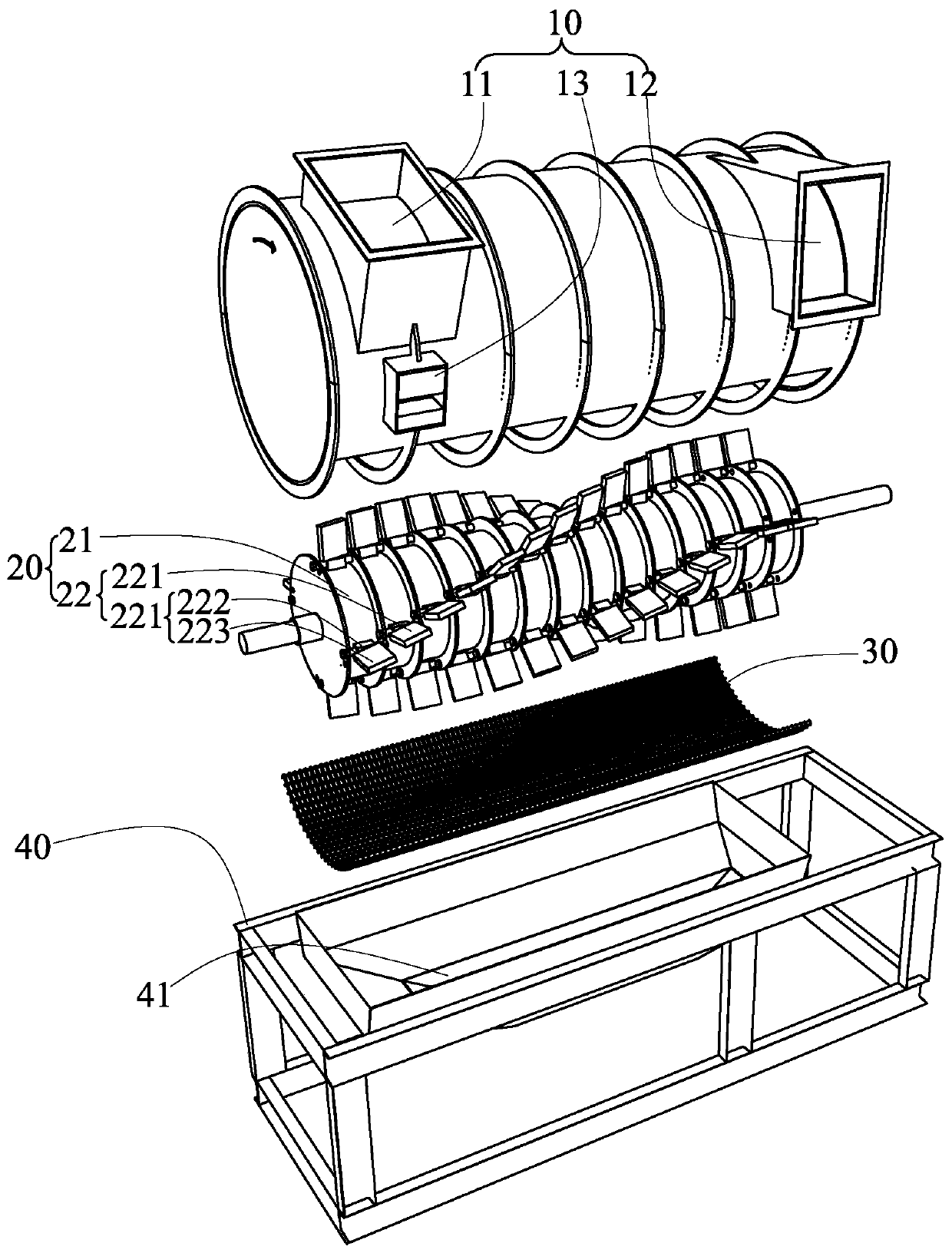 Plastic film dry cleaning machine