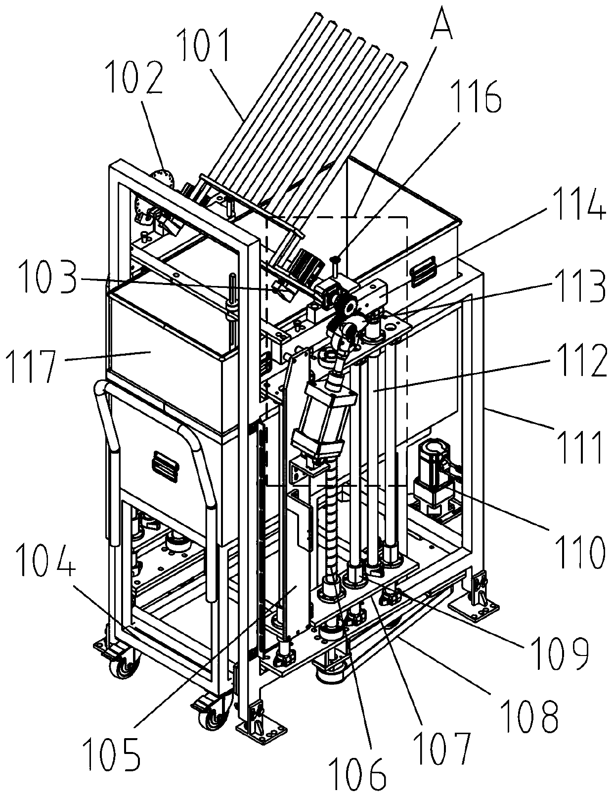 Protective cover automatic dipping roll over machine and protective cover production line