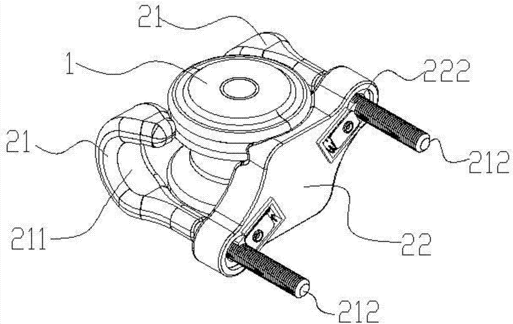 Self-locking hook wire clamp