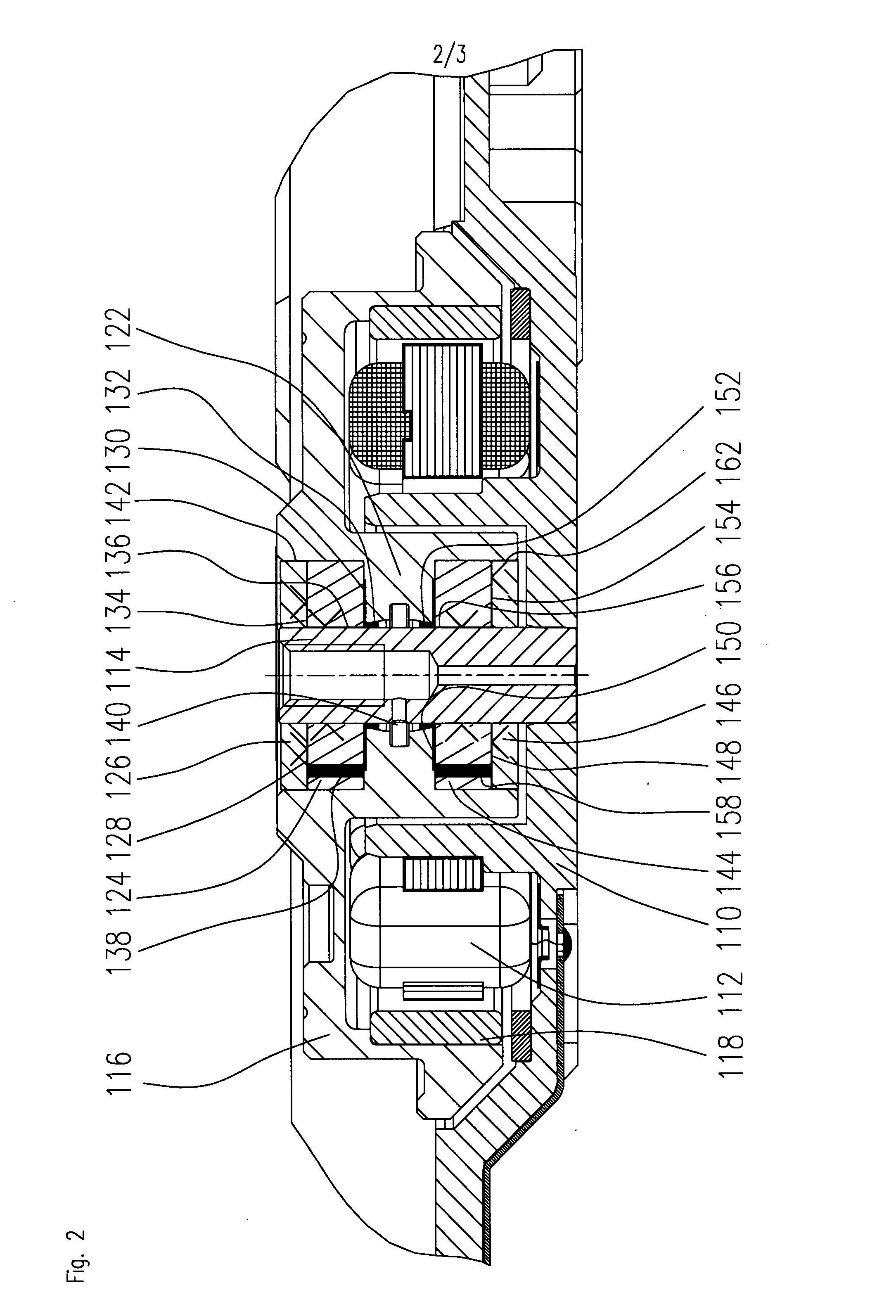 Spindle motor having a fluid dynamic bearing system