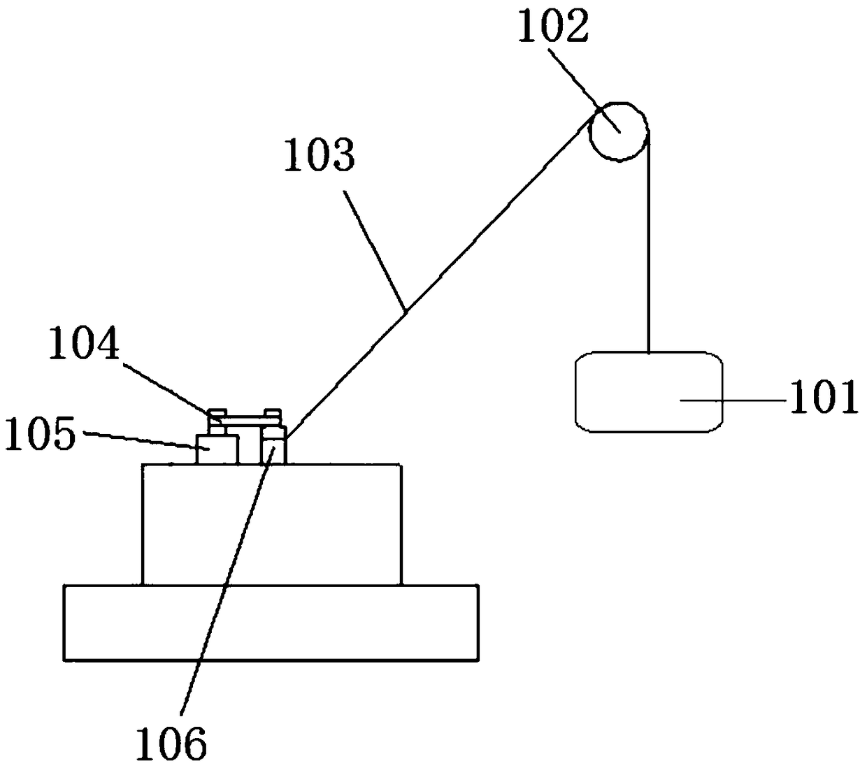 Performance test system for indoor water pump