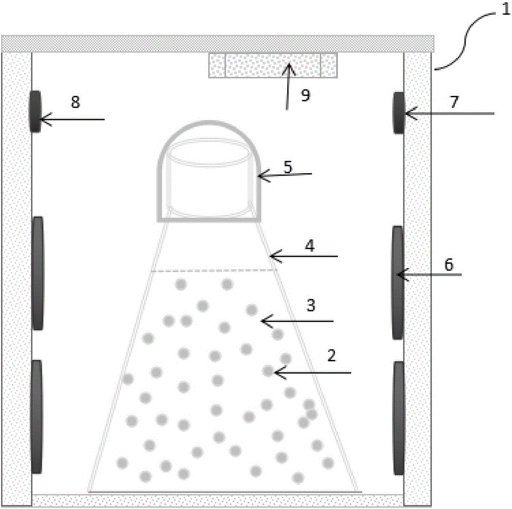 Nostoc sphaeroides heterocyst embedded suspension breeding method