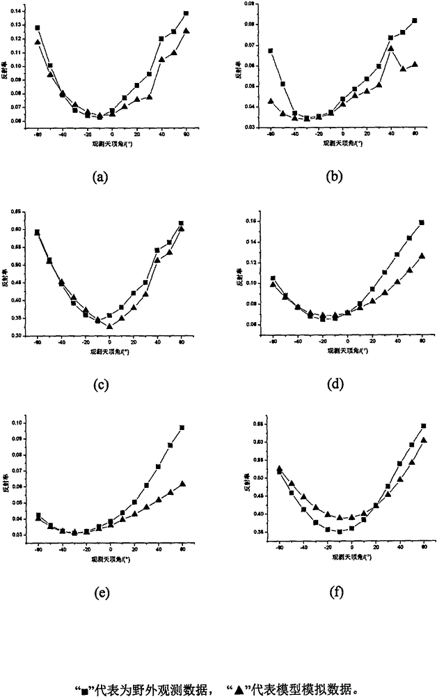 Urban dense grassland radiation direction characteristic simulation method